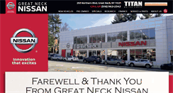 Desktop Screenshot of greatnecknissan.com